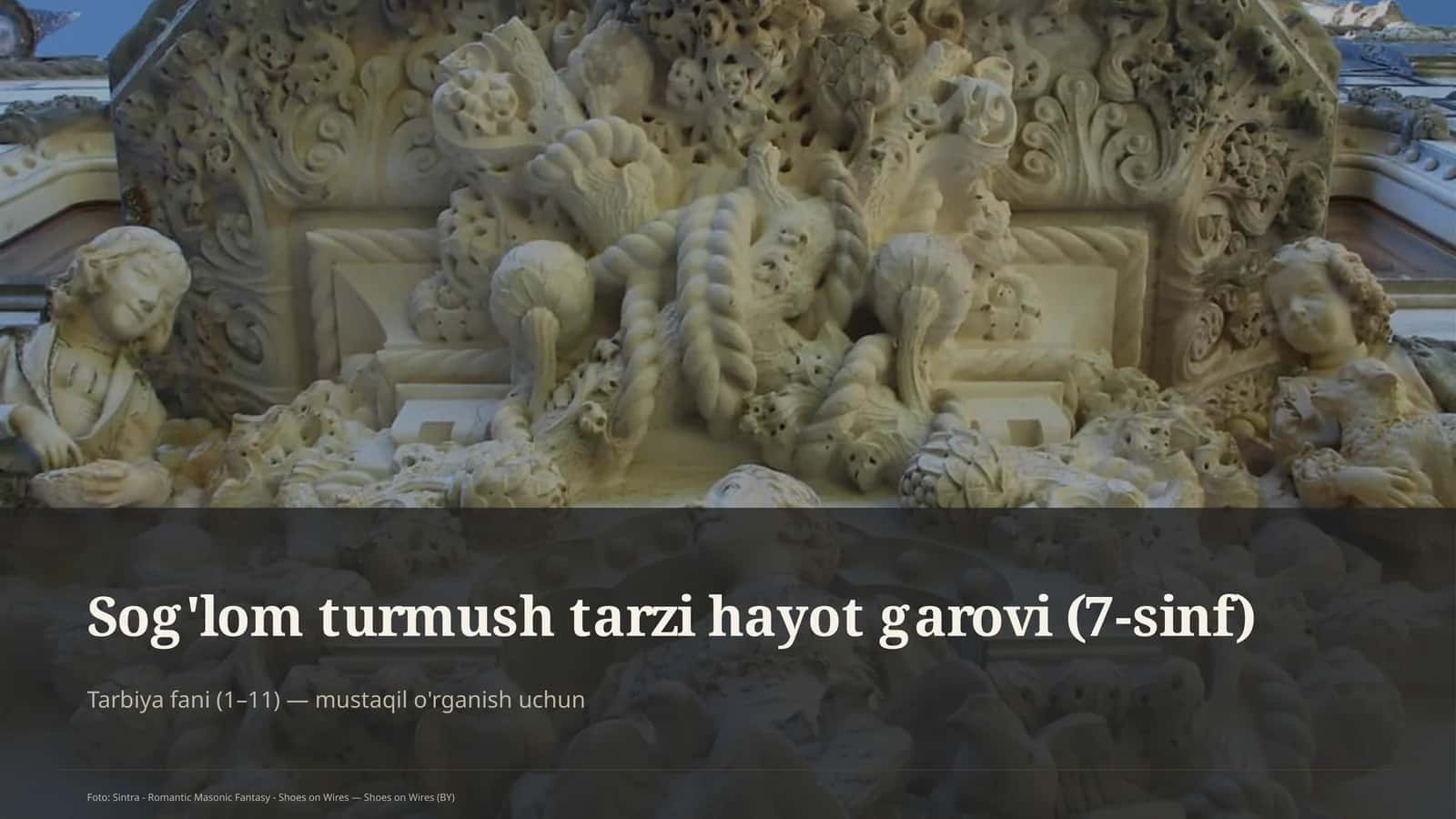 Sog'lom turmush tarzi hayot garovi (7-sinf) 1