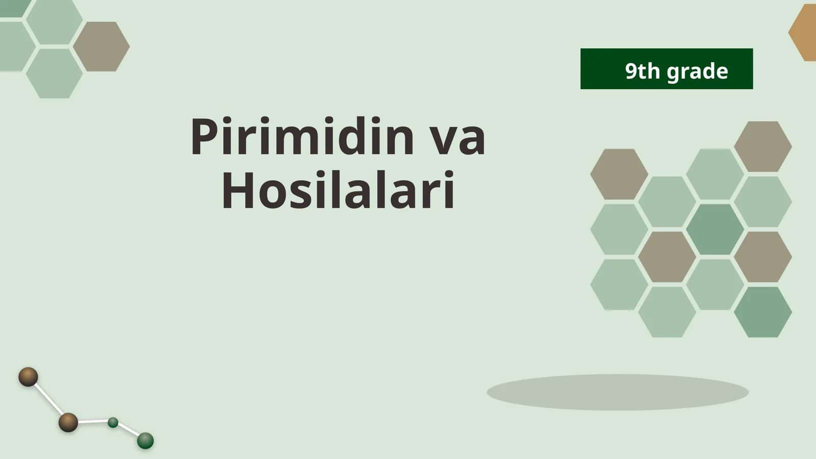 Pirimidin va Hosilalari 1