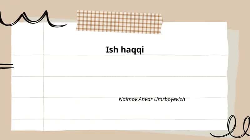 Ish haqqi 1