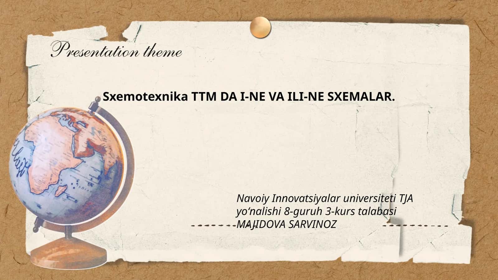 Sxemotexnika TTM DA I-NE VA ILI-NE SXEMALAR 1