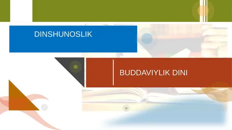 BUDDAVIYLIK DINI 1