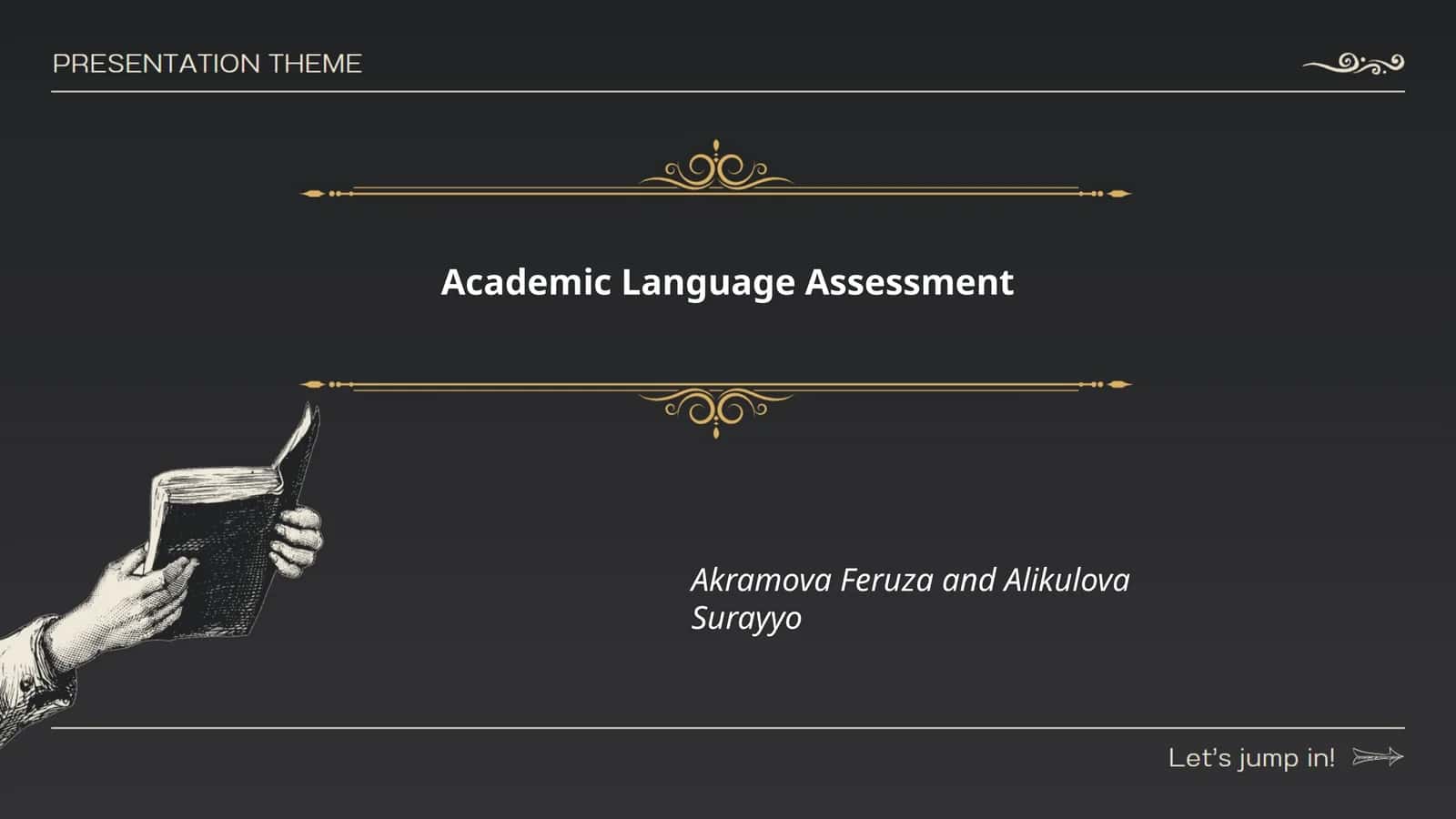 Academic Language Assessment 1