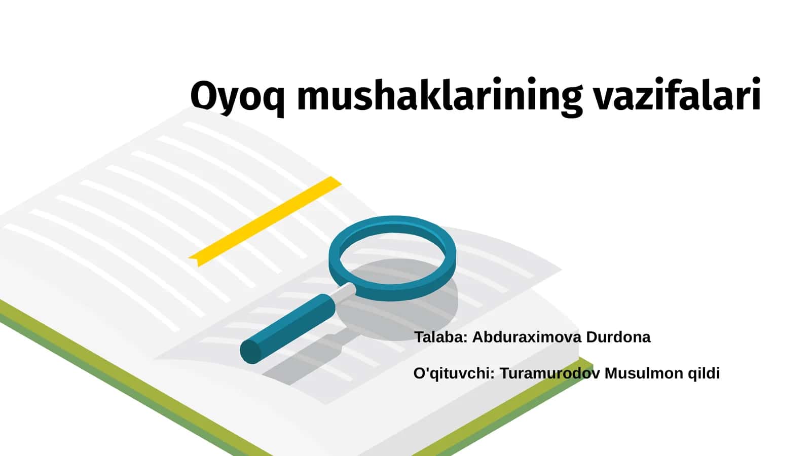 Oyoq mushaklarining vazifalari 1