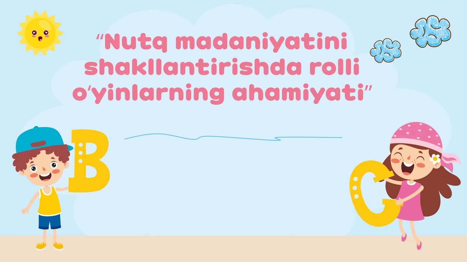 Nutq madaniyatini shakllantirishda rolli o‘yinlarning ahamiyati 1