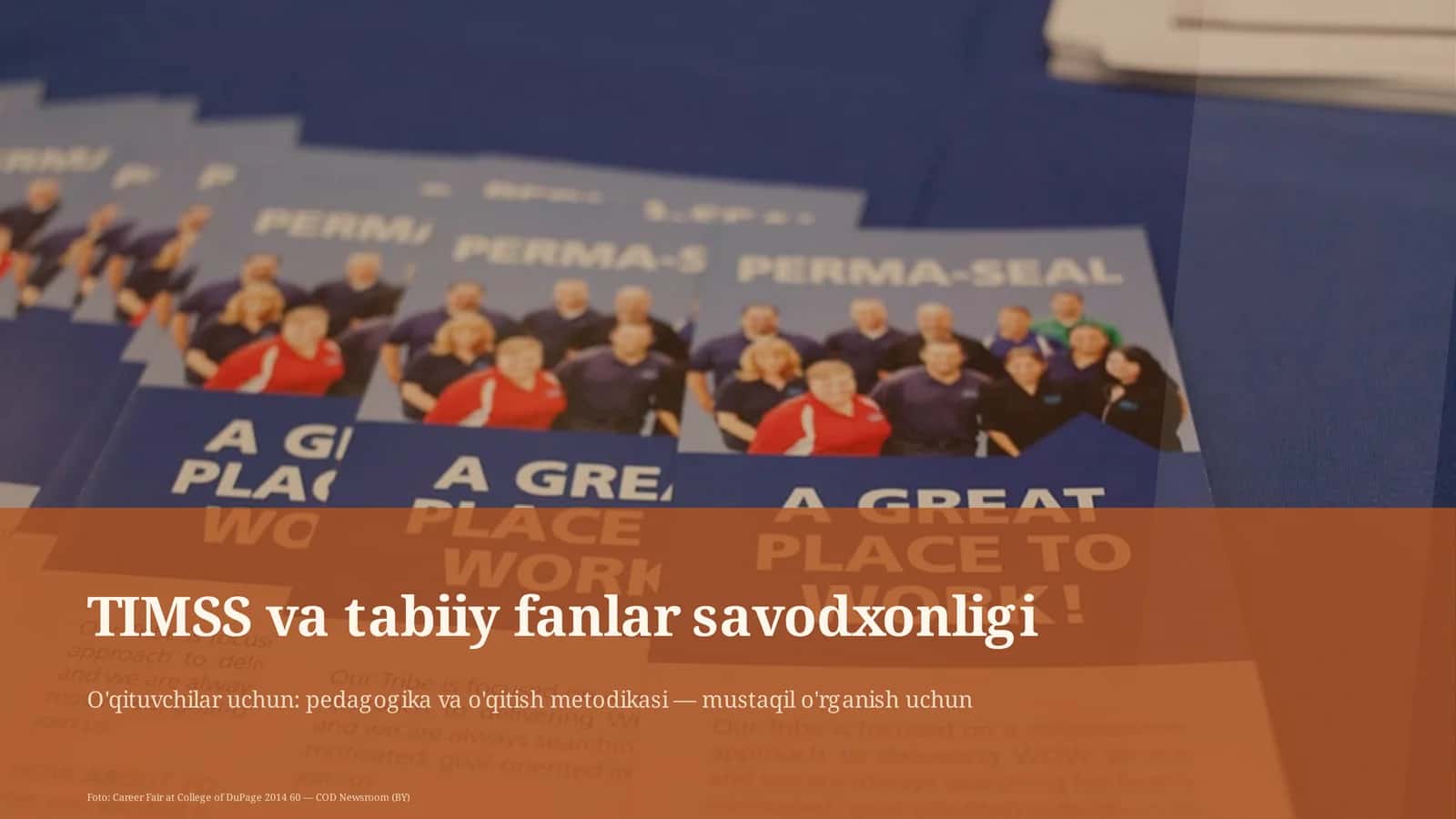 TIMSS va tabiiy fanlar savodxonligi 1