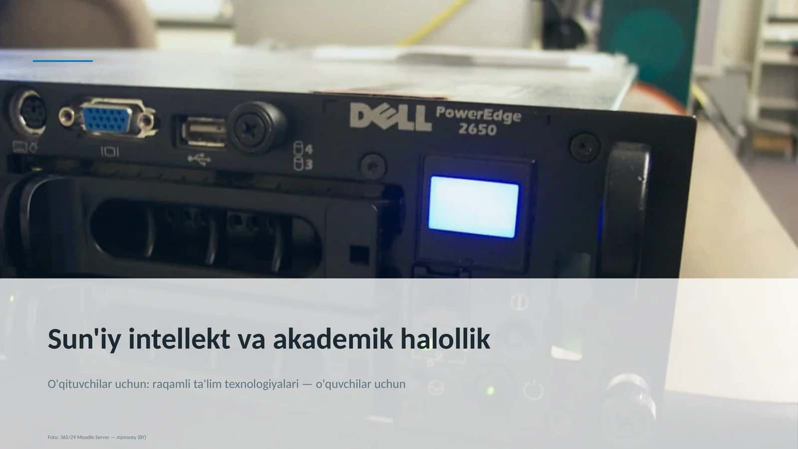 Sun'iy intellekt va akademik halollik 1