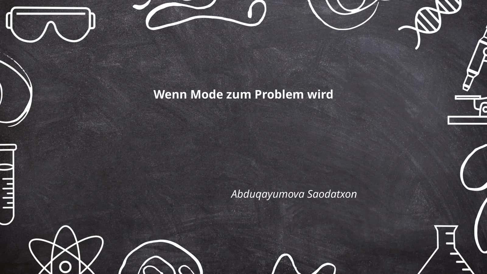 Wenn Mode zum Problem wird 1