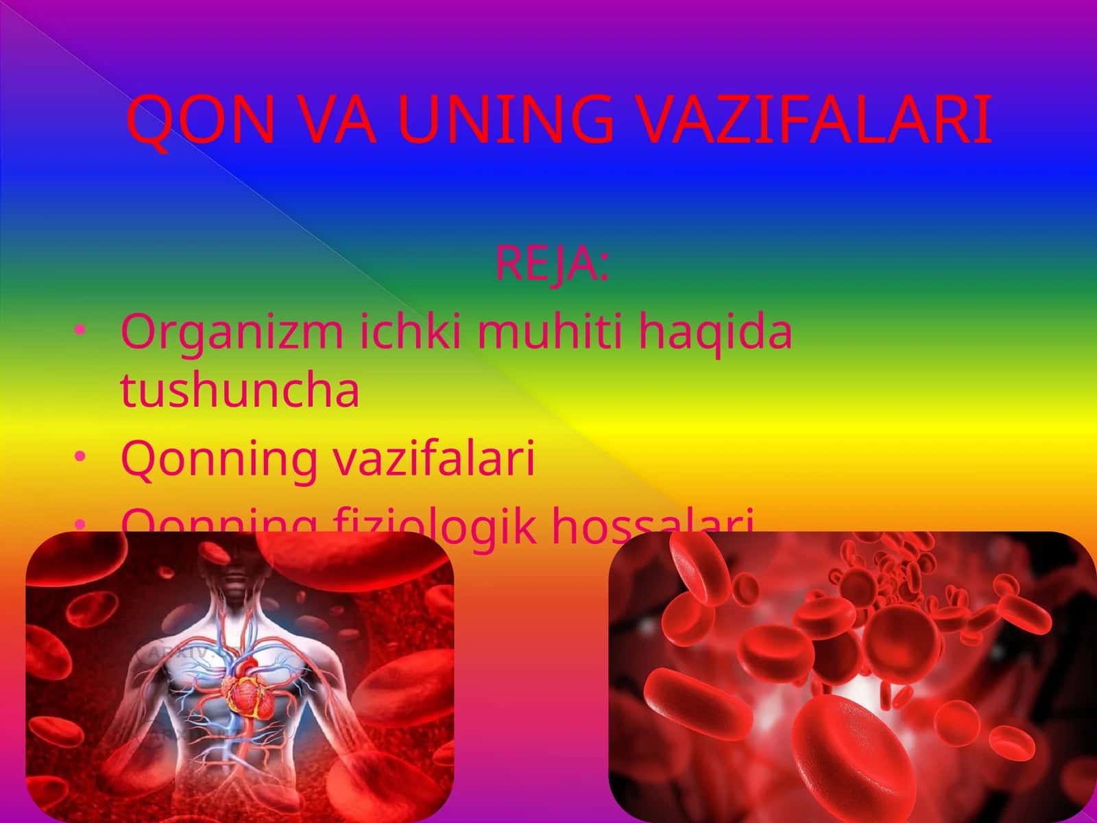 QON VA UNING VAZIFALARI 8-sinf biologiya 1