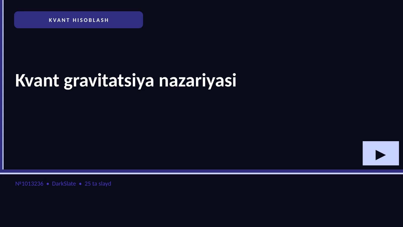 KVANT HISOBLASH 1