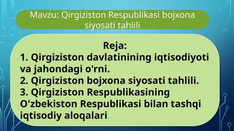 ISTE’MOLCHILARNING DAROMADLARIVA XARAJAT TURLARI 1
