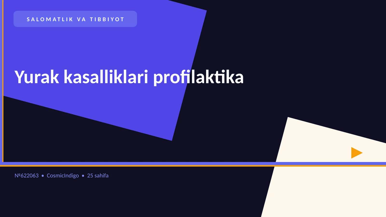 Yurak kasalliklari profilaktika 1