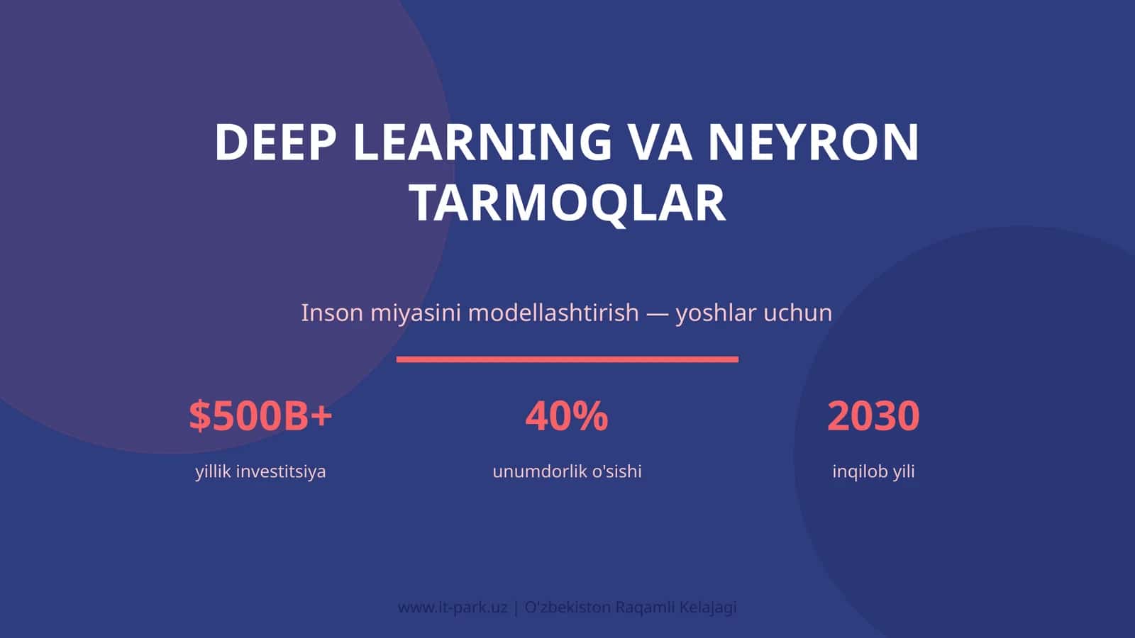 DEEP LEARNING VA NEYRON TARMOQLAR 1