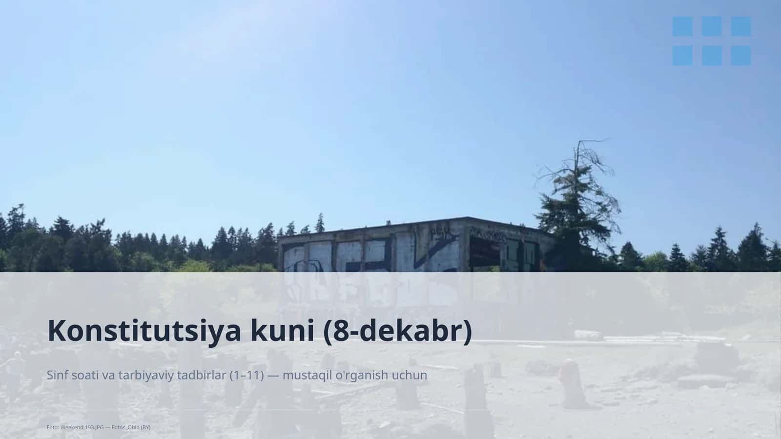 Sinf soati va tarbiyaviy tadbirlar 1