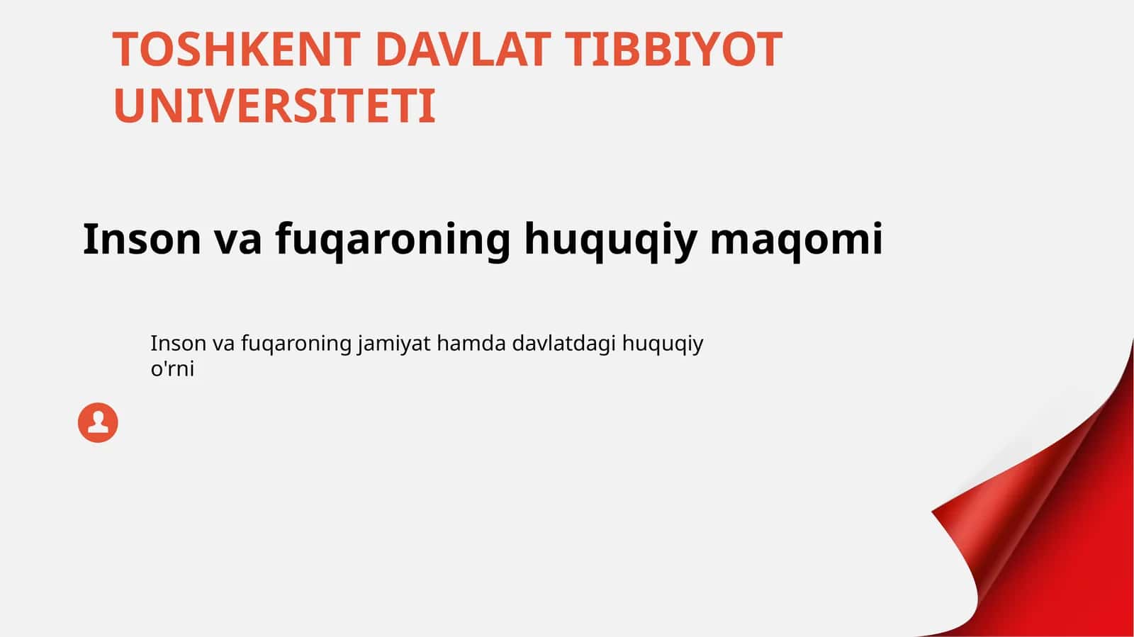 Inson va fuqaroning jamiyat hamda davlatdagi huquqiy o'rni 1