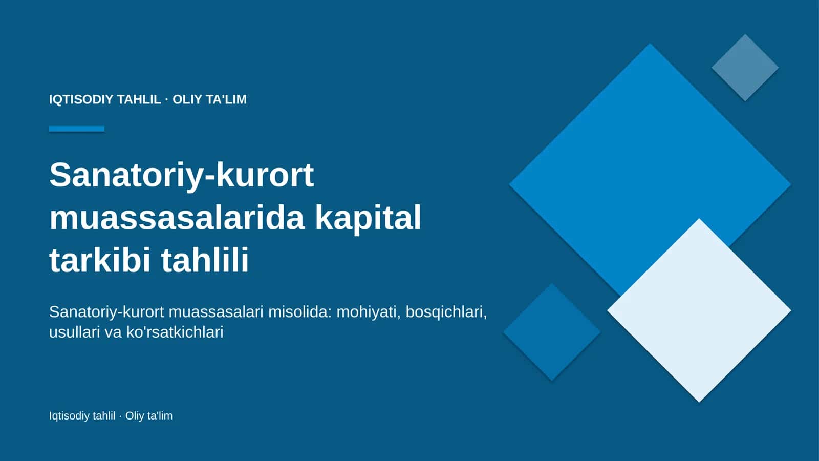sanatoriy kurort muassasalarida kapital tarkibi tahlili 2942 1