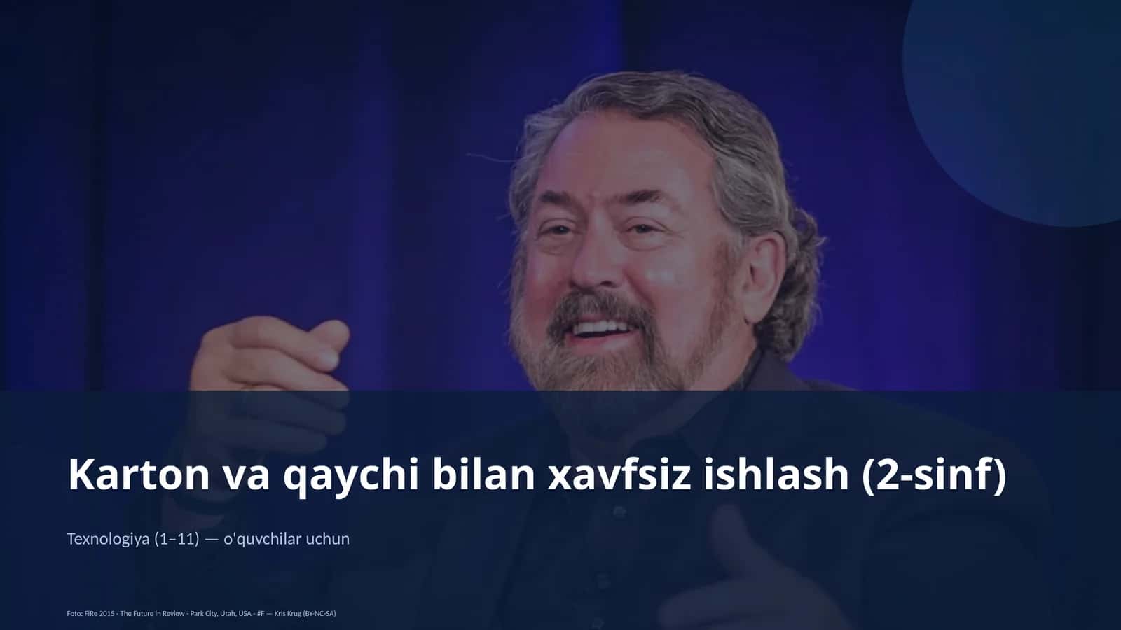 Karton va qaychi bilan xavfsiz ishlash (2-sinf) 1