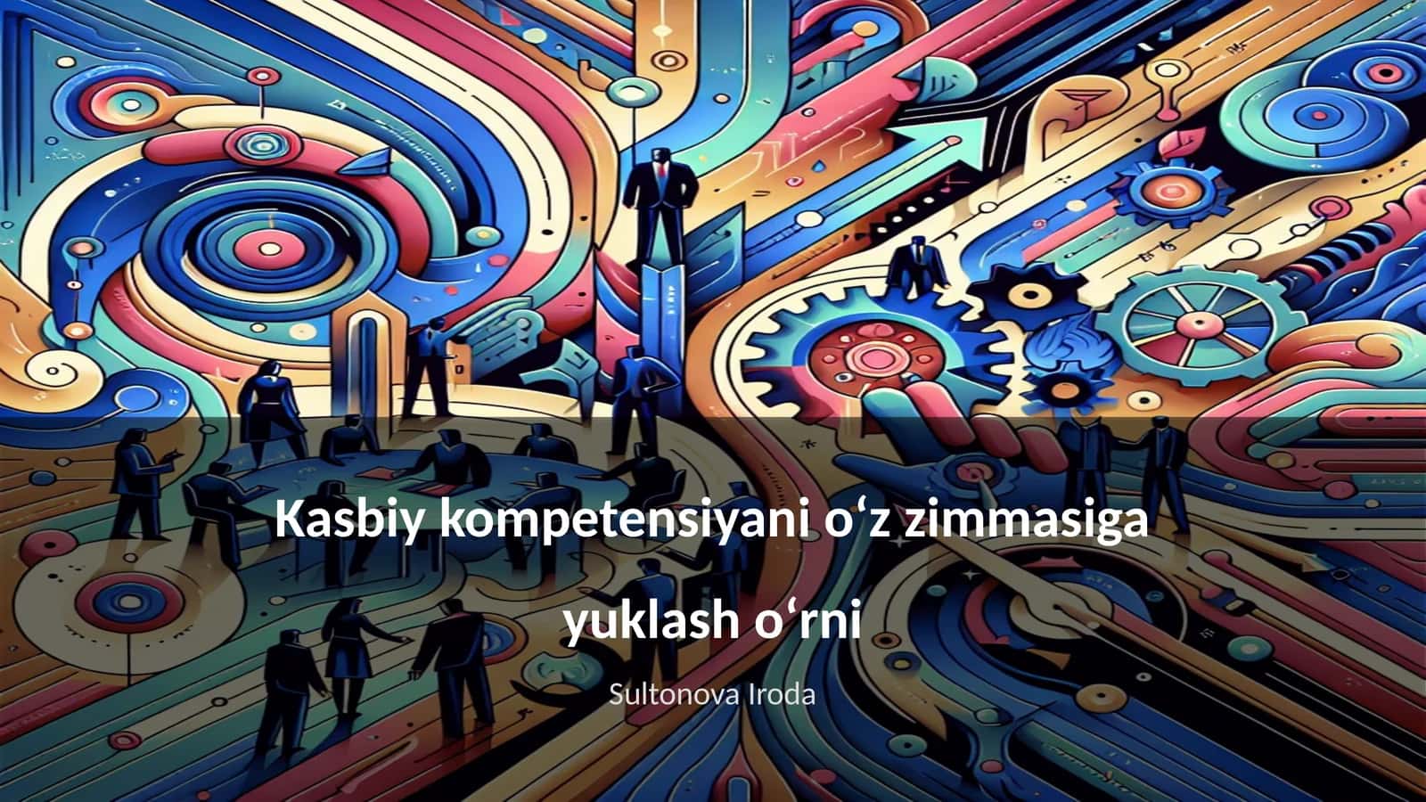 Kasbiy kompetensiyani oʻz zimmasiga yuklash oʻrni 1