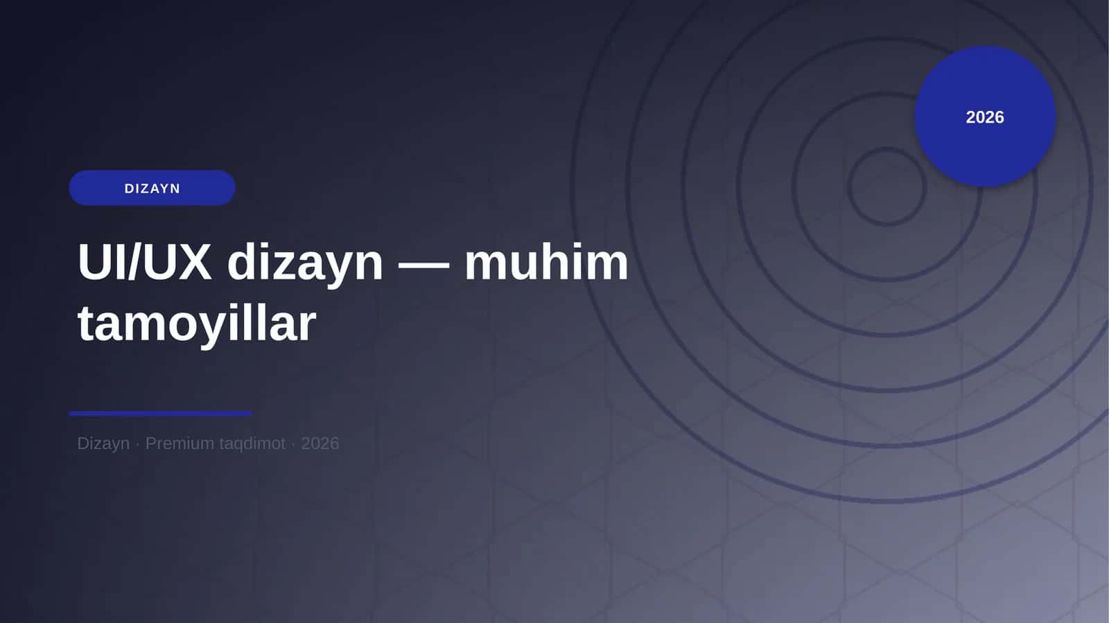 UI/UX dizayn — muhim tamoyillar 1