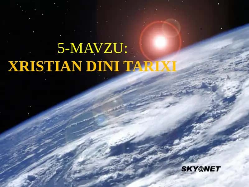 XRISTIAN DINI TARIXI 1