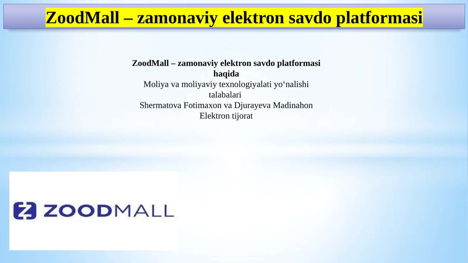 ZoodMall 1