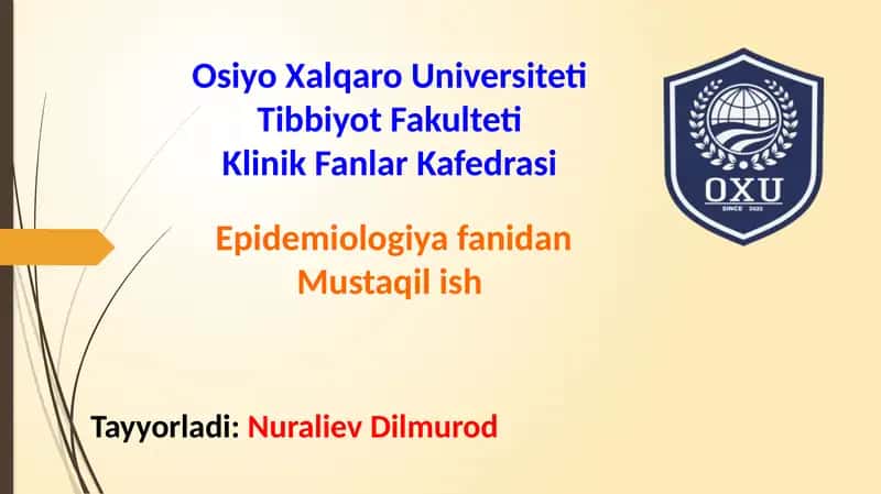 Davolash profilaktika muassasalariga infeksiya olib kiritilishning yoʻllari 1