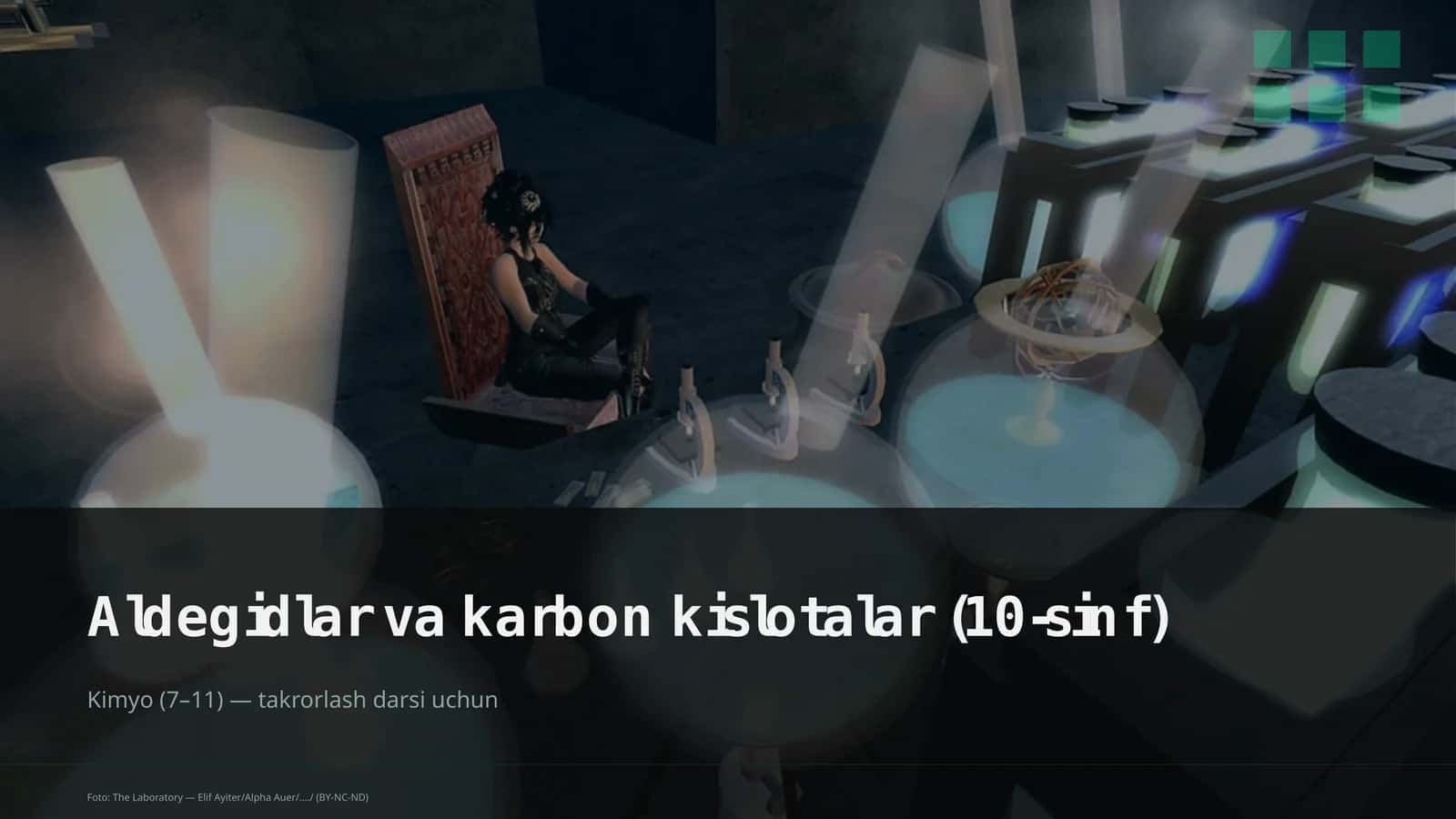 Aldegidlar va karbon kislotalar (10-sinf) 1