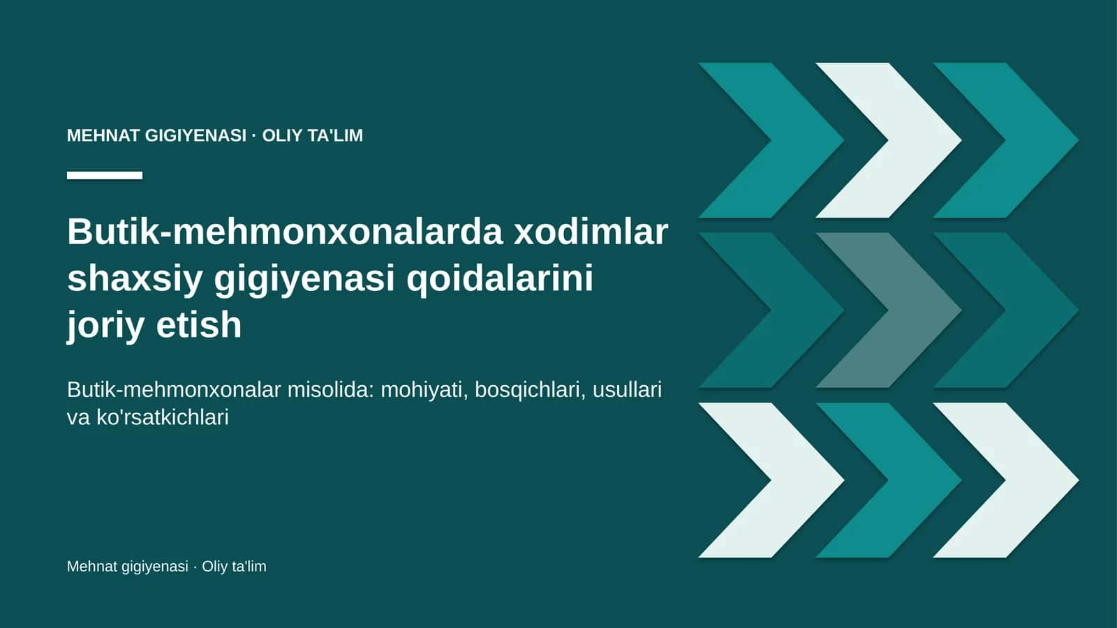 butik mehmonxonalarda xodimlar shaxsiy gigiyenasi qoidalarini joriy etish 3263 1
