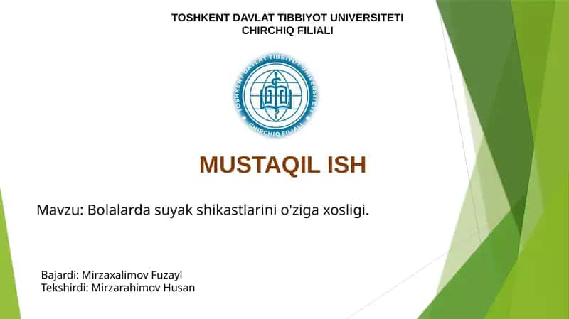 Bola suyagining anatomik va fiziologik xususiyatlari 1