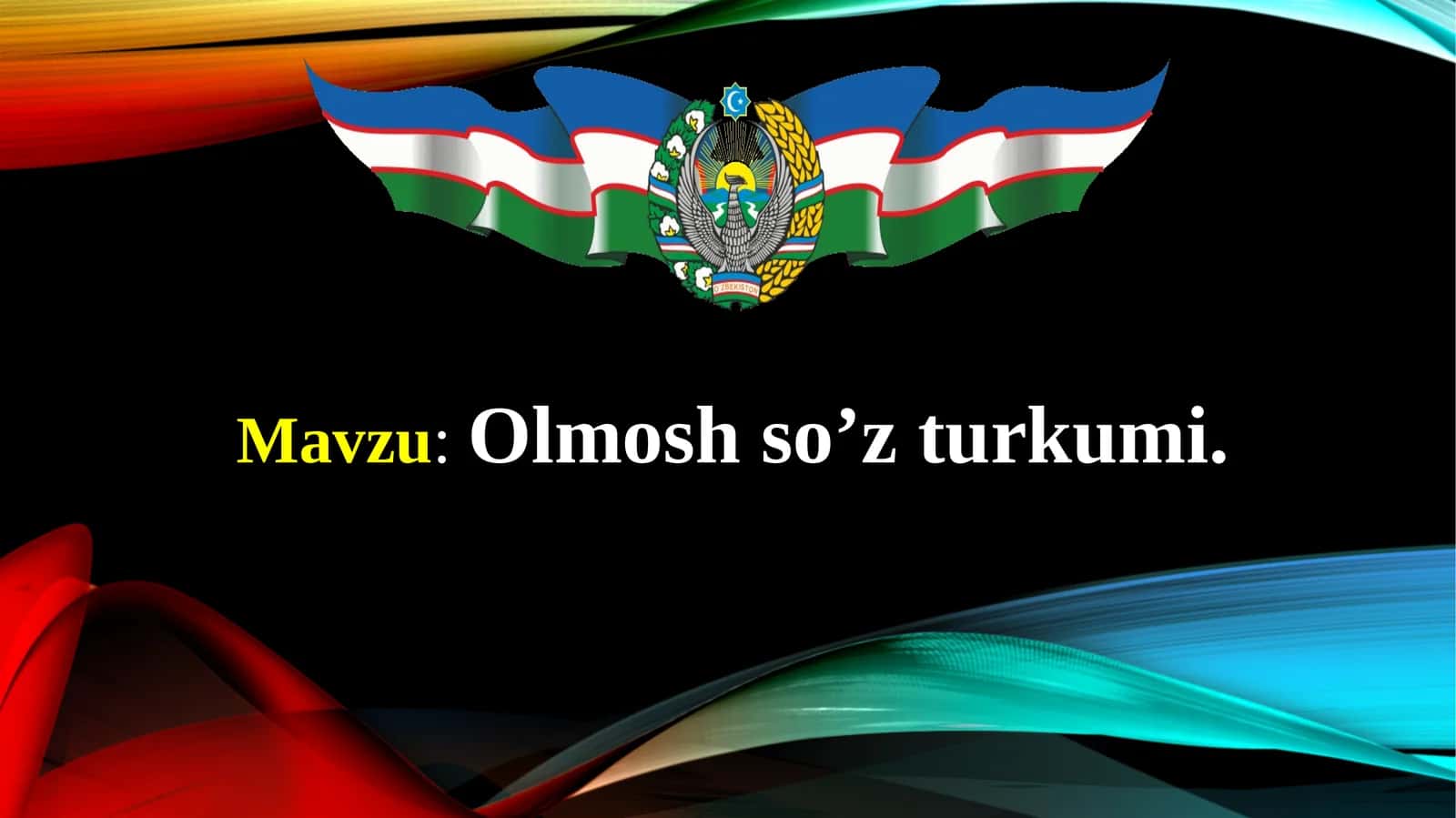 Olmosh so’z turkumi 1
