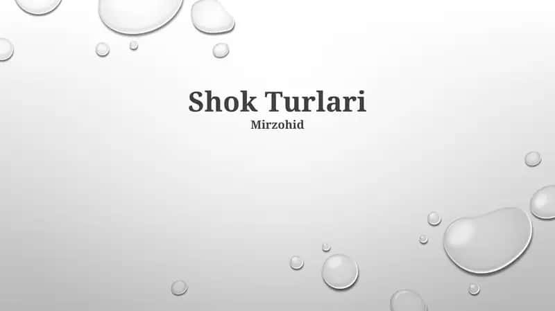 Shok Turlari 1
