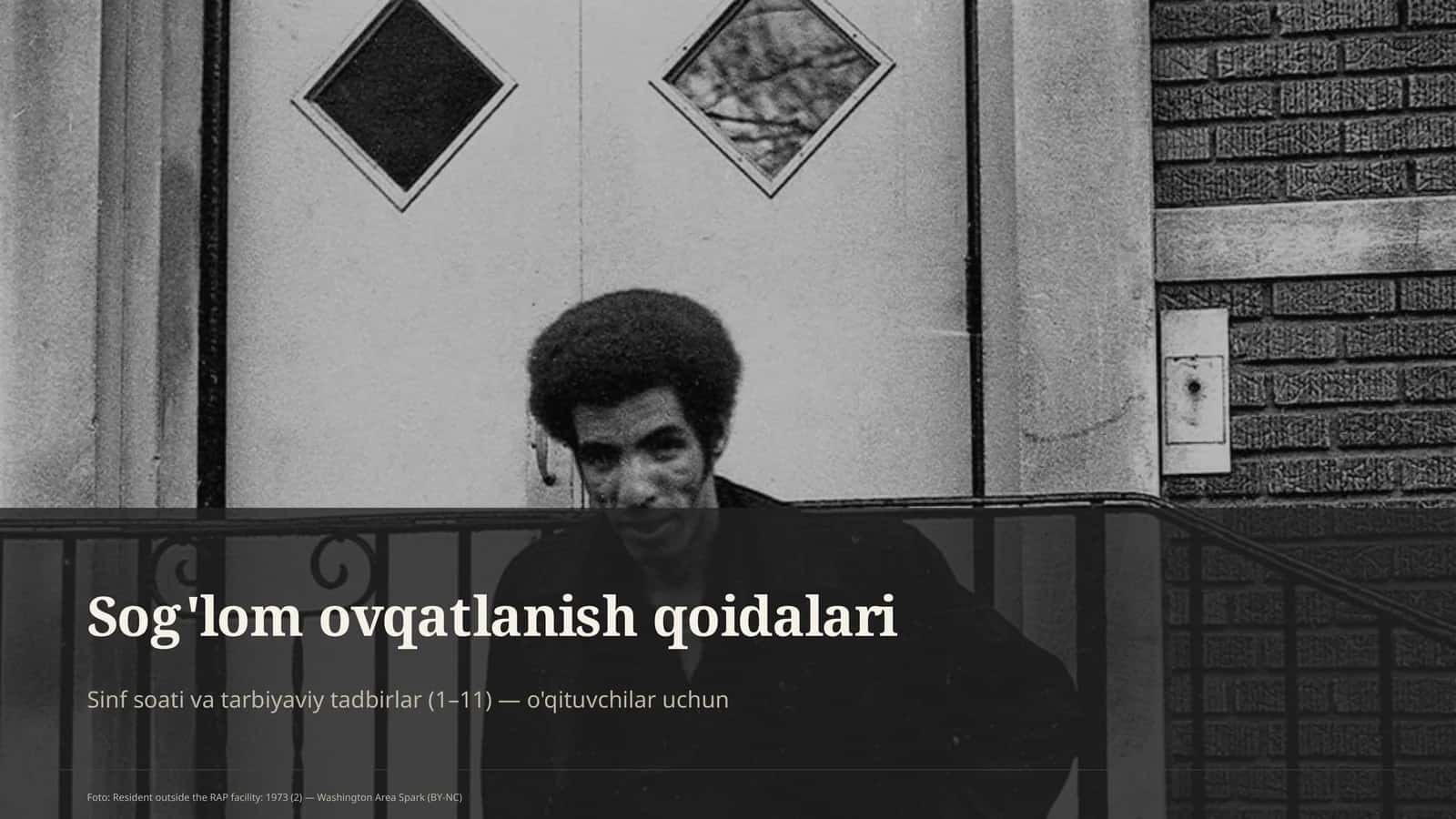 Sog'lom ovqatlanish qoidalari 1