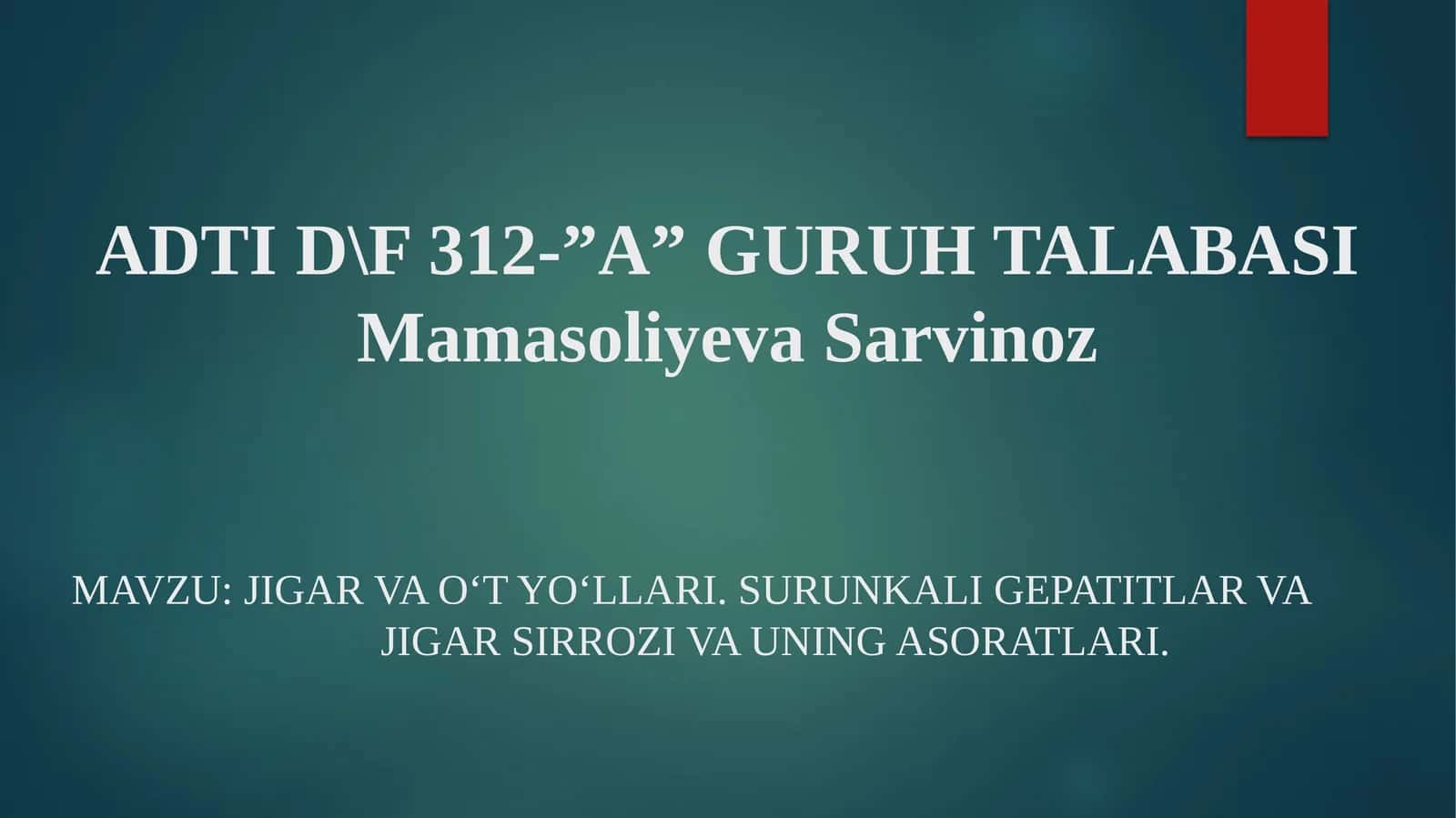Surunkali gepatitlar 1