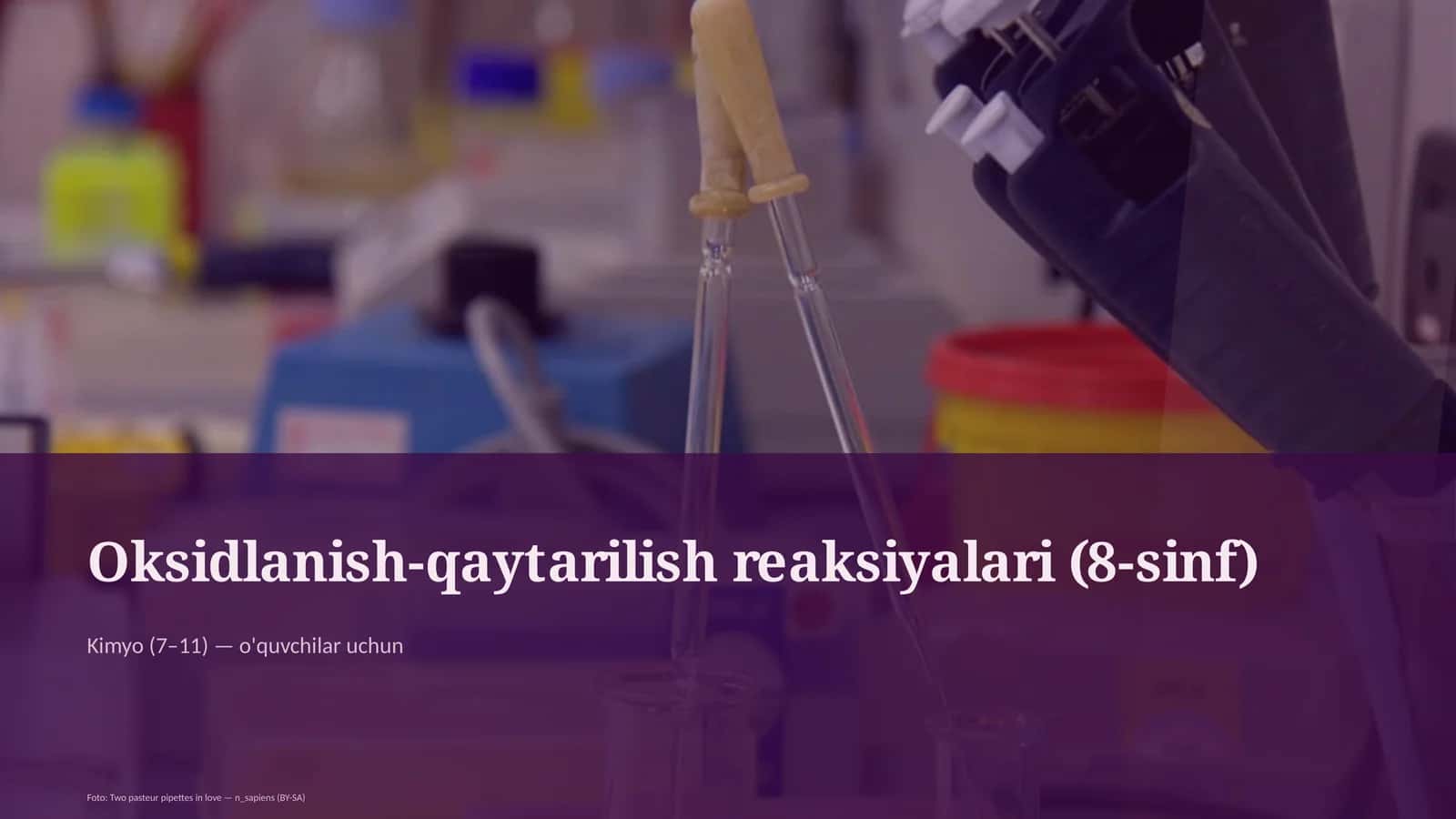Oksidlanish-qaytarilish reaksiyalari (8-sinf) 1