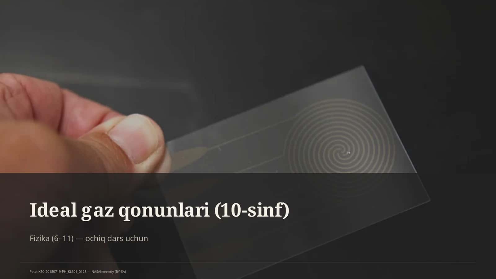 Ideal gaz qonunlari (10-sinf) 1