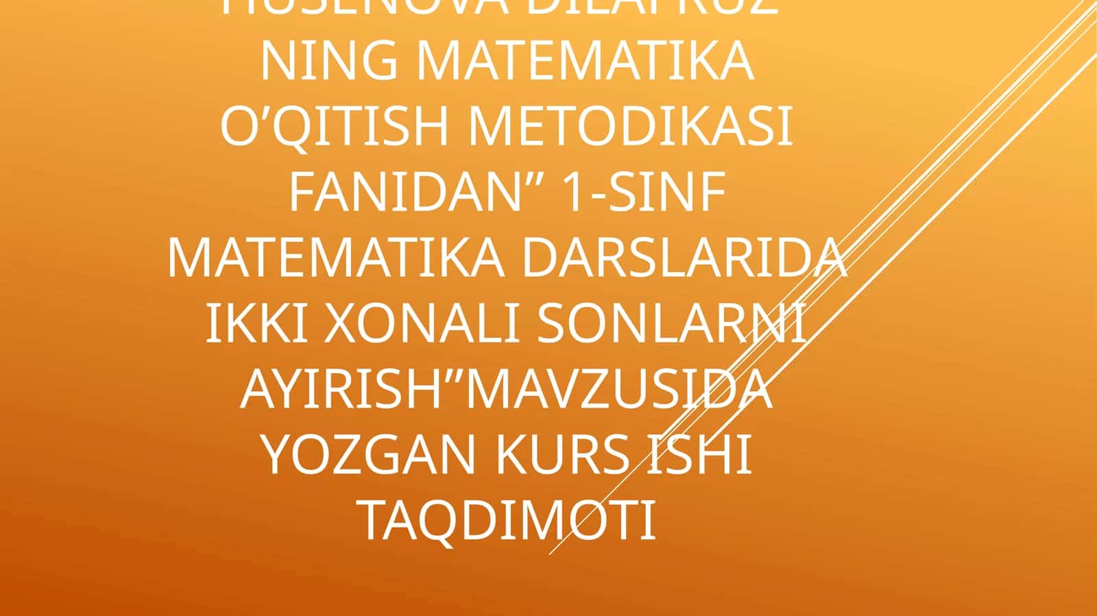 1-sinf matematika darslarida ikki xonali sonlarni ayirish 1