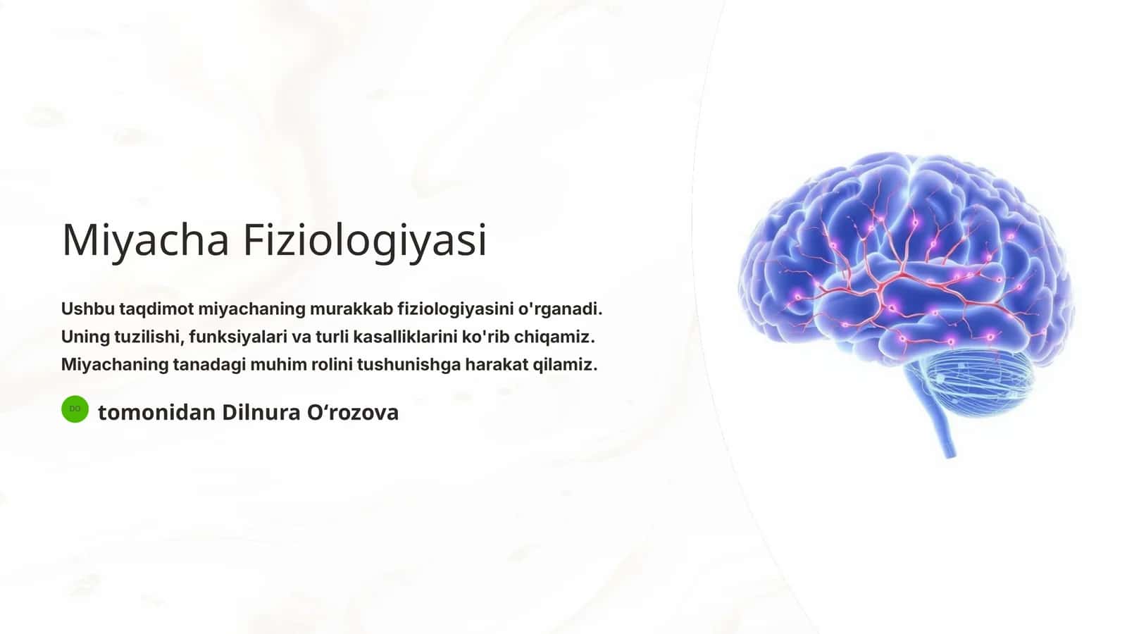 Miyacha Fiziologiyasi 1