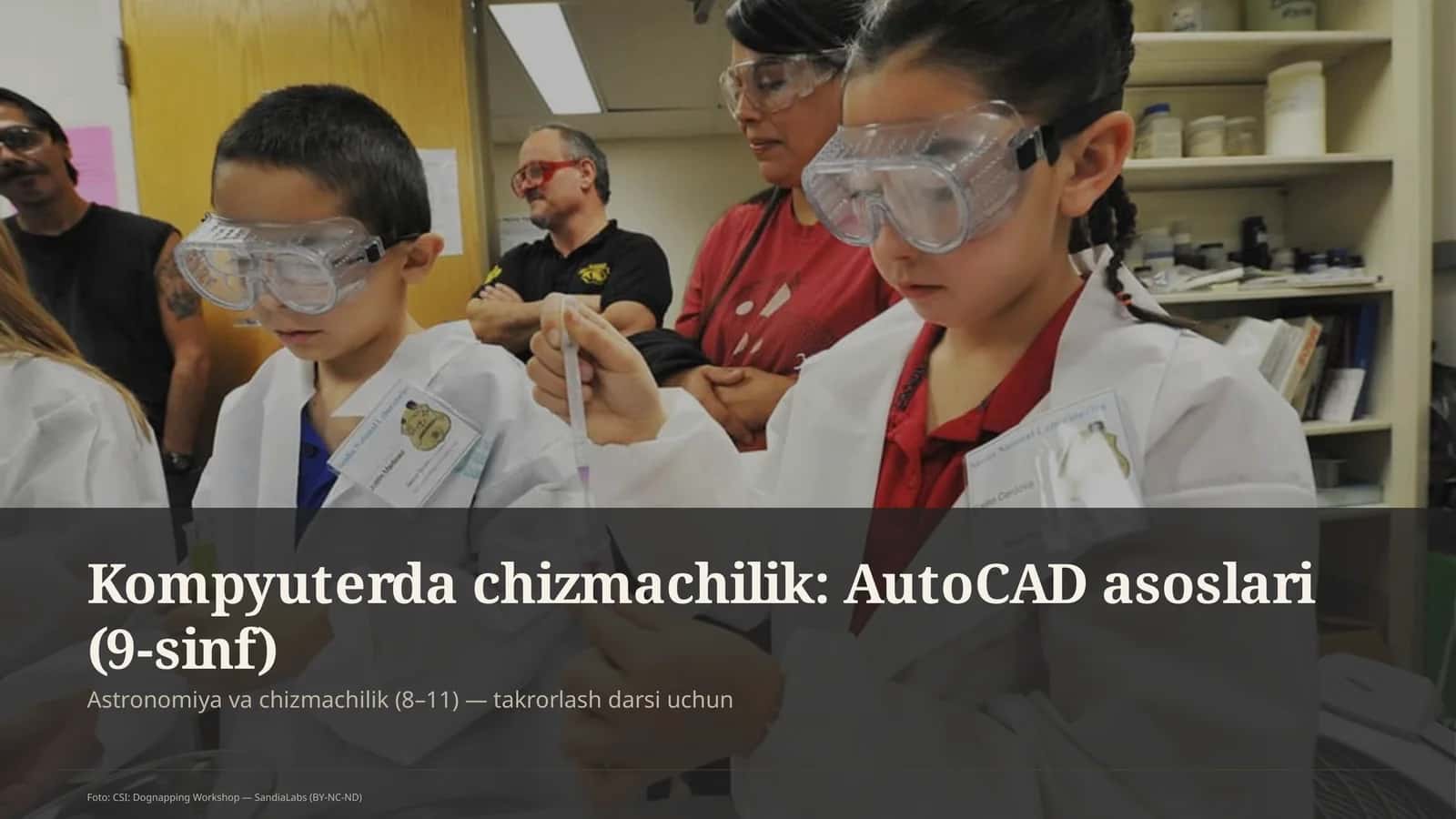 Kompyuterda chizmachilik: AutoCAD asoslari (9-sinf) 1