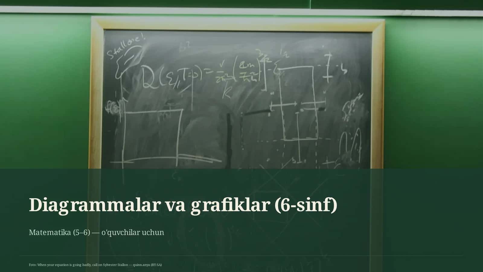 Diagrammalar va grafiklar (6-sinf) 1