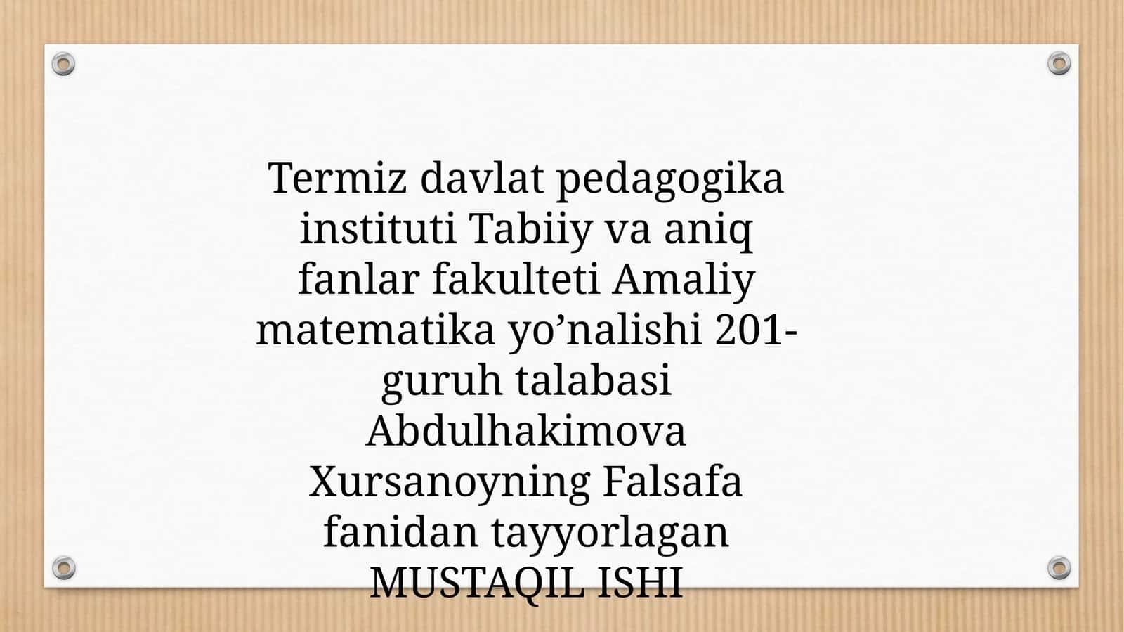 Jozef Senturiyaning korruptsiyaga oid qarashlari tasnifi 1