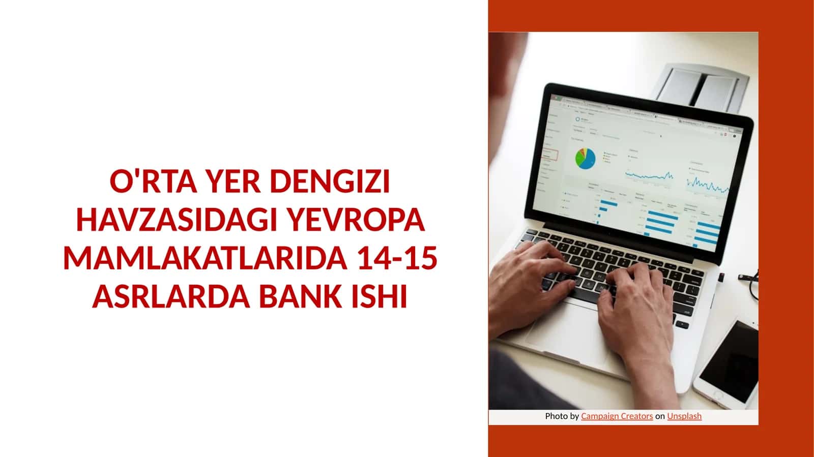 O'RTA YER DENGIZI HAVZASIDAGI YEVROPA MAMLAKATLARIDA 14-15 ASRLARDA BANK ISHI 1