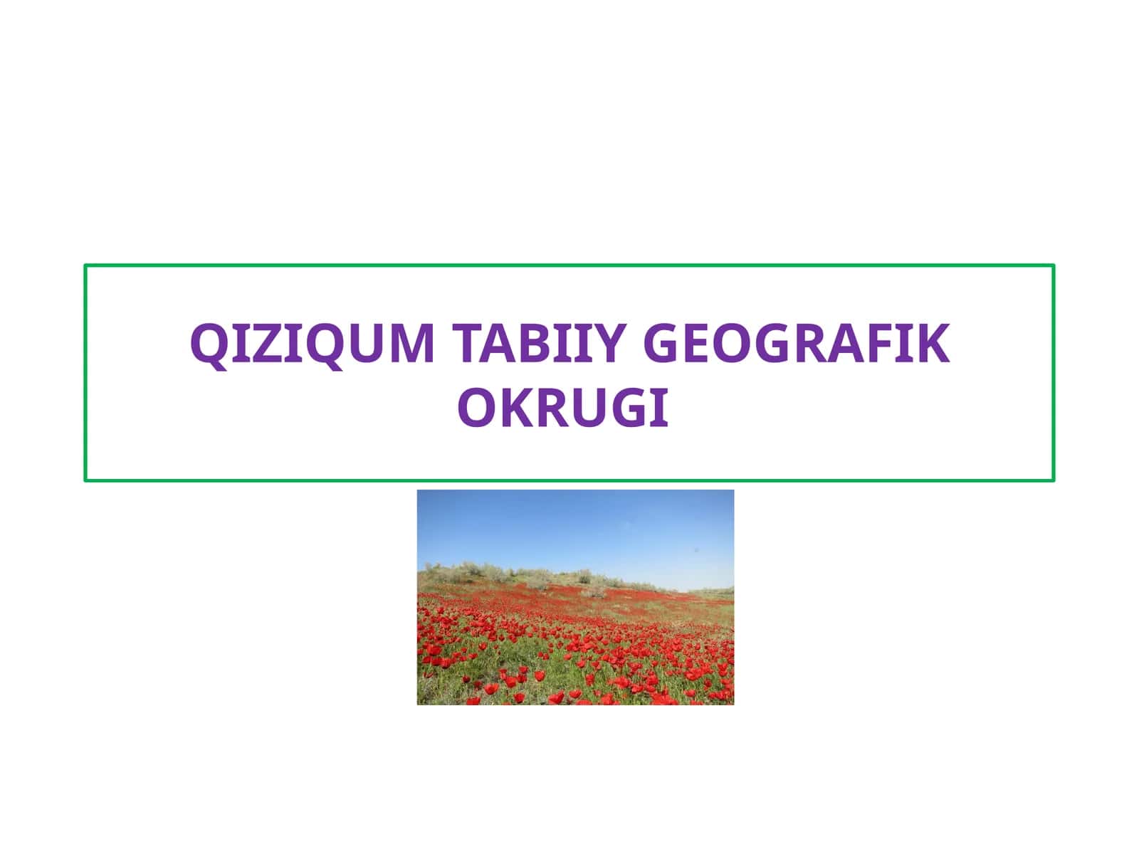 QIZIQUM TABIIY GEOGRAFIK OKRUGI 1