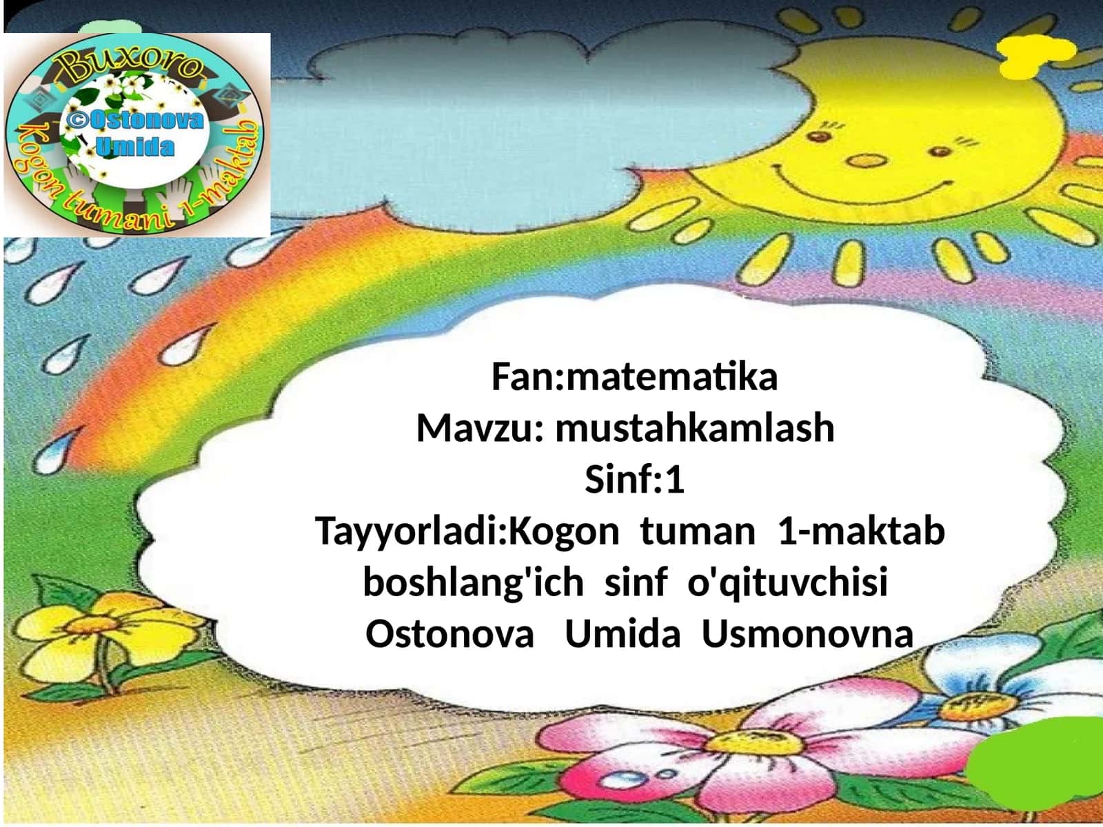 mustahkamlash 1