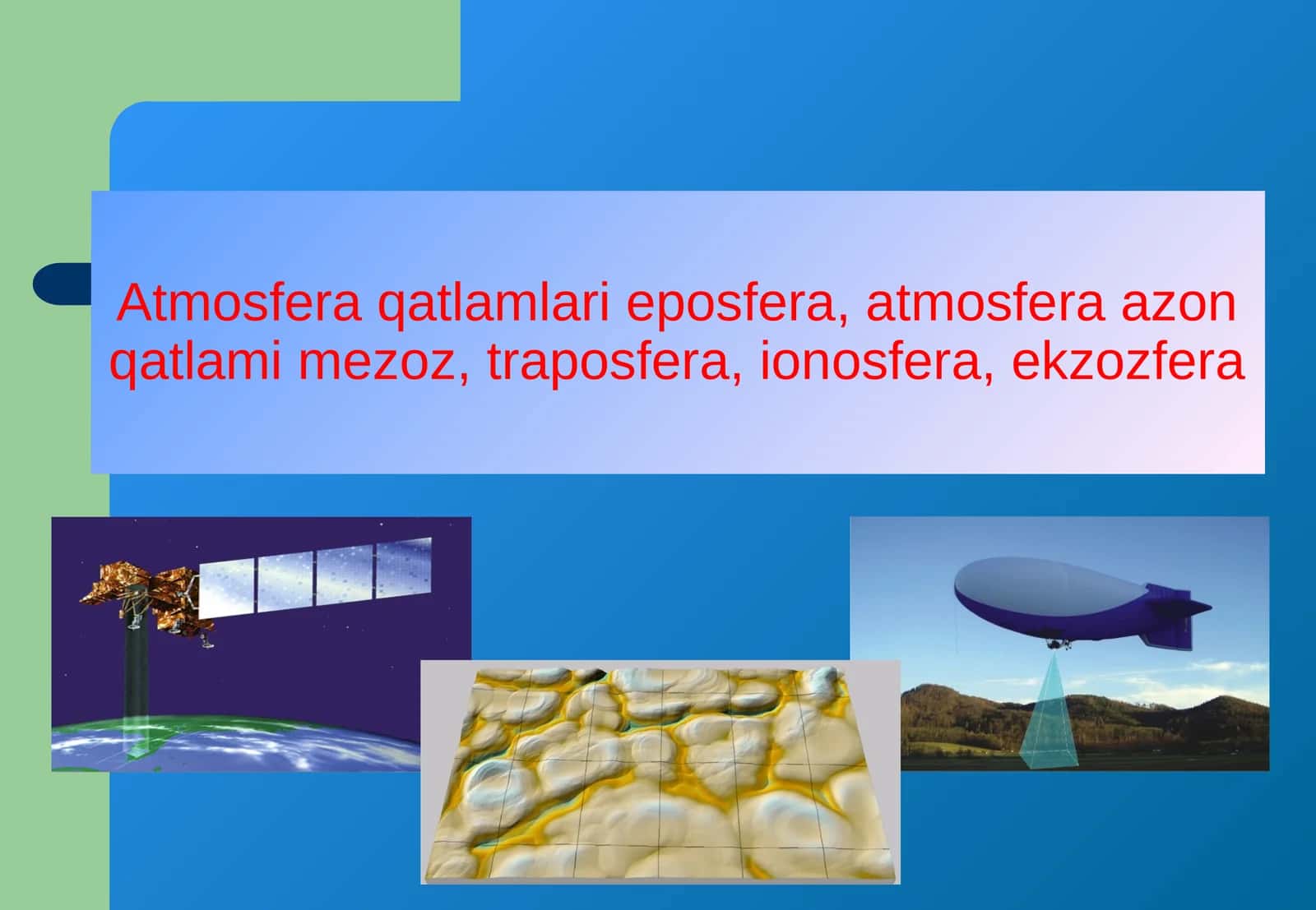 Atmosfera qatlamlari 1