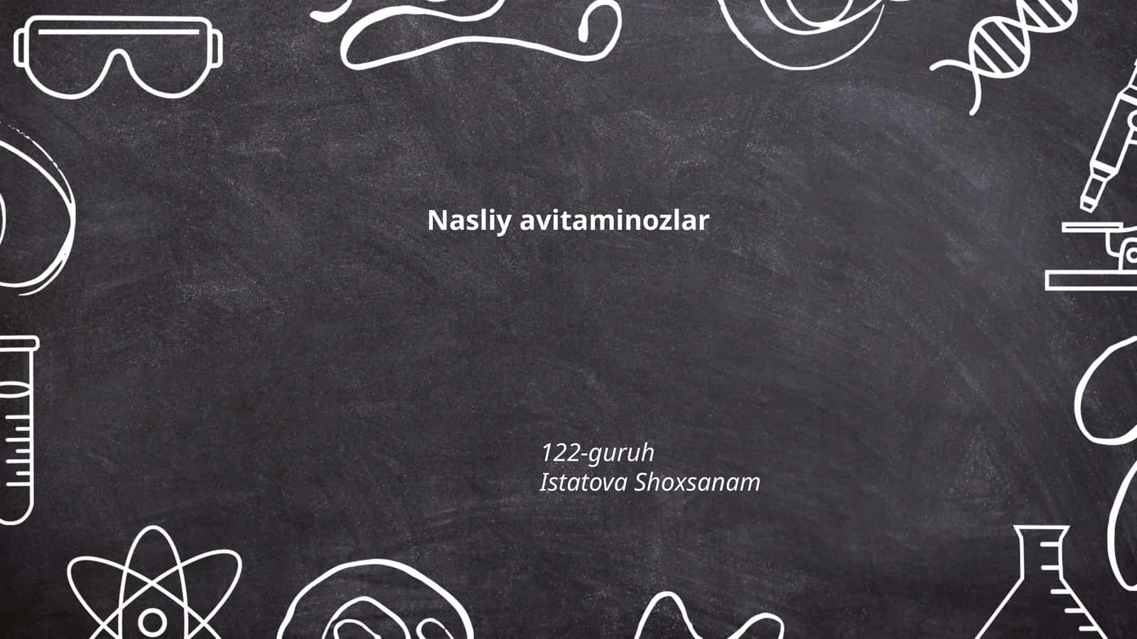 Nasliy avitaminozlar 1