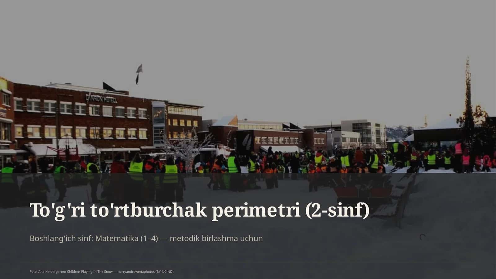 To'g'ri to'rtburchak perimetri (2-sinf) 1
