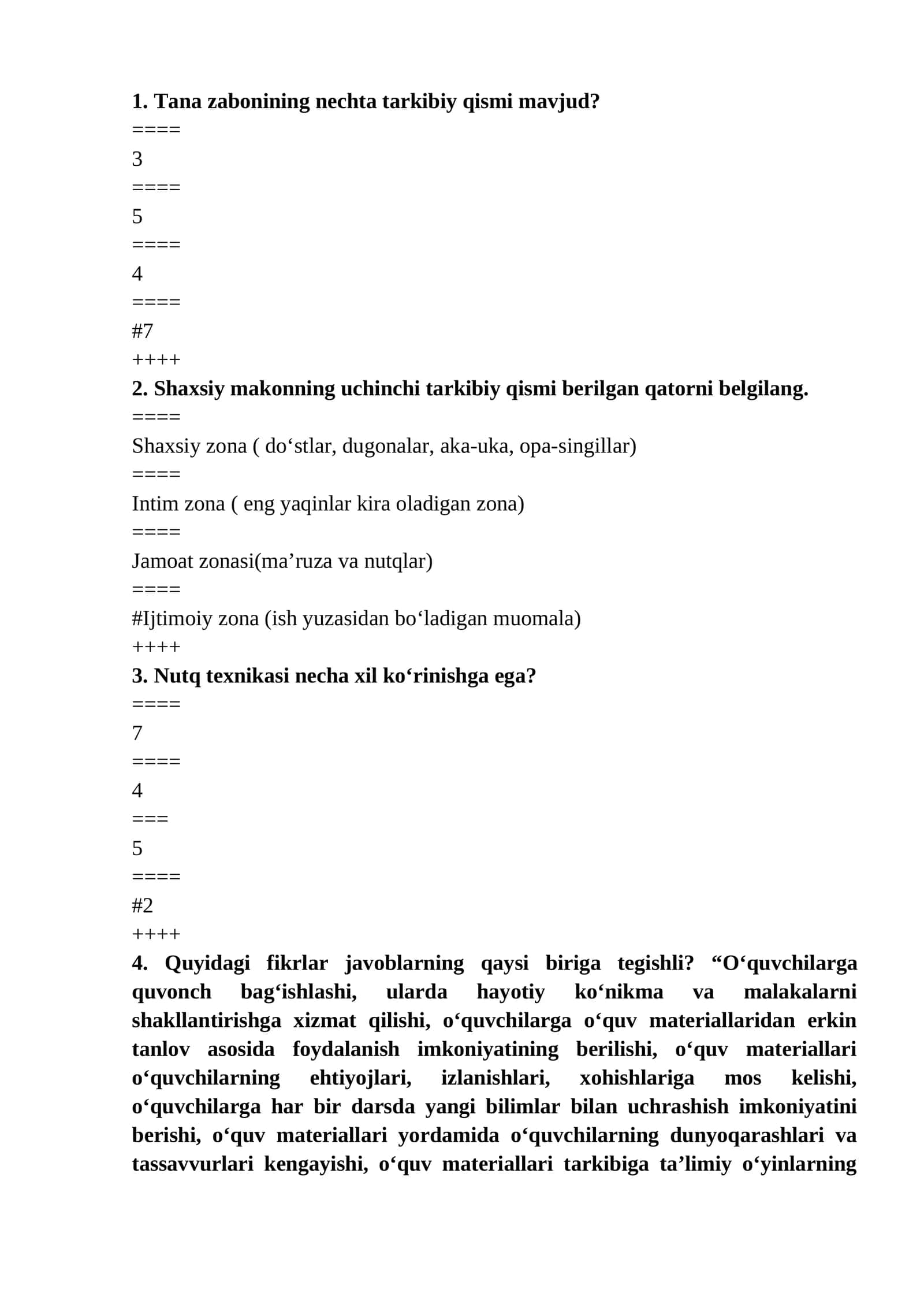 KONFILIKTOLOGIYA FANIDAN ON VA YN UCHUN TESTLAT JAVOBI BILAN (200+) 1