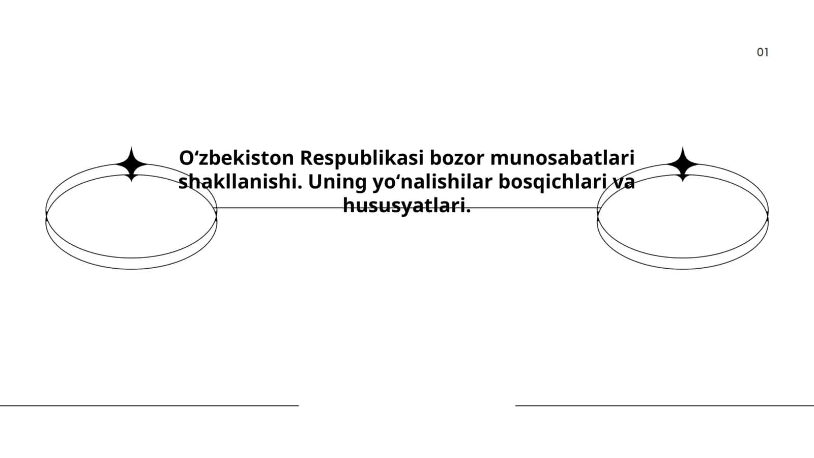 Oʻzbekiston Respublikasi bozor munosabatlari shakllanishi. Uning yoʻnalishilar bosqichlari va hususyatlari 1