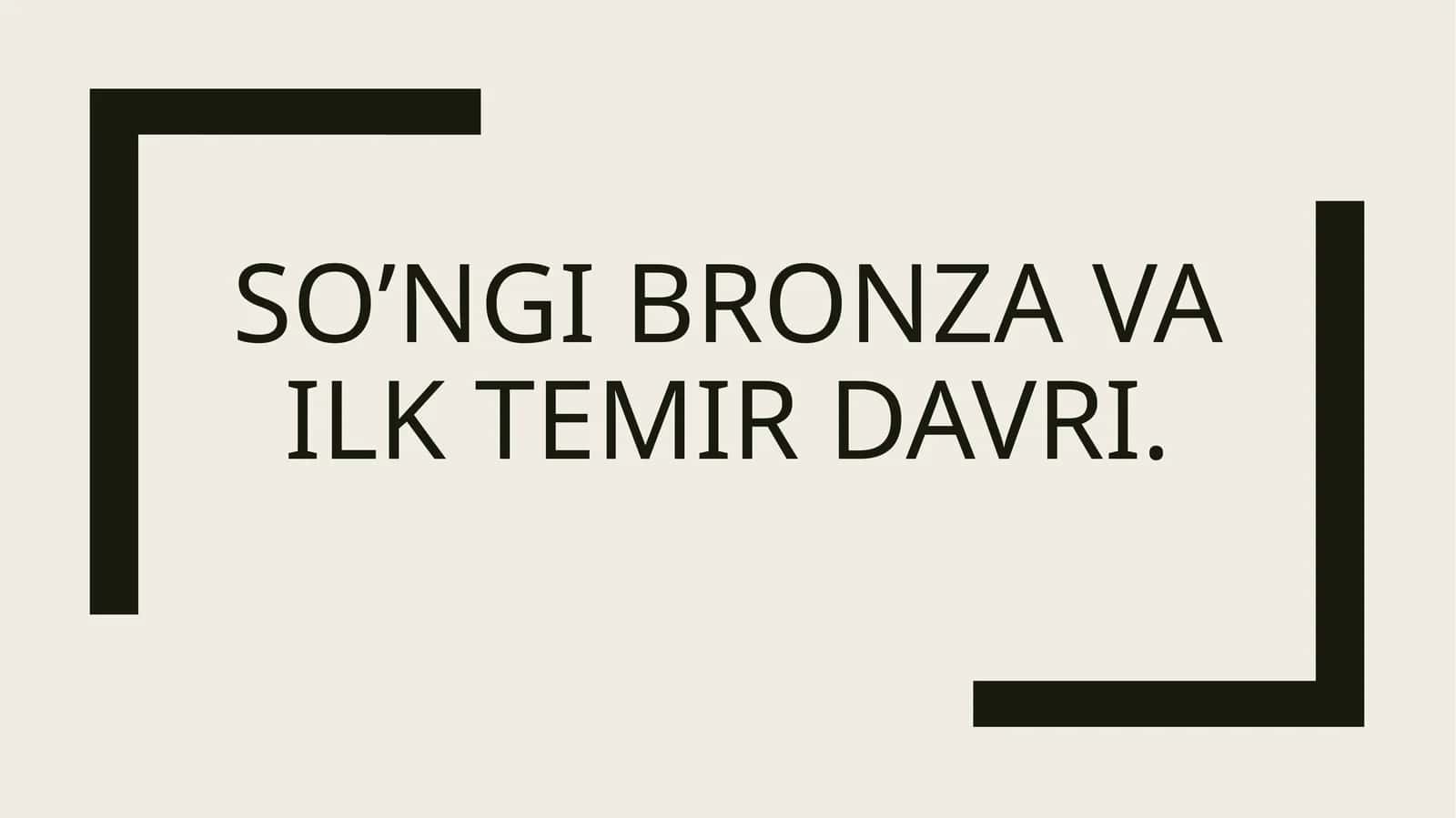 O'rta Osiyo temirdavri 1