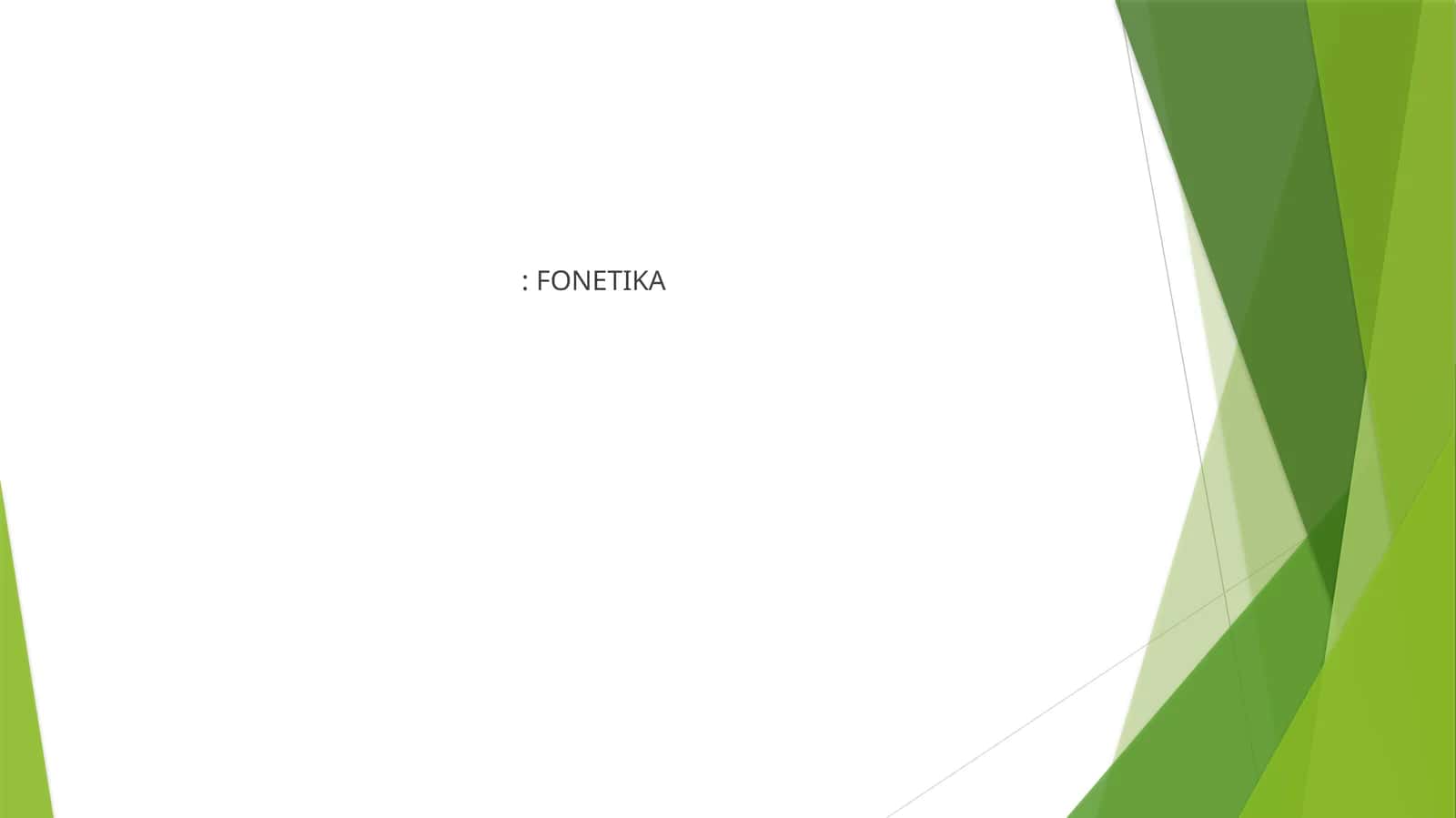 FONETIKA 1