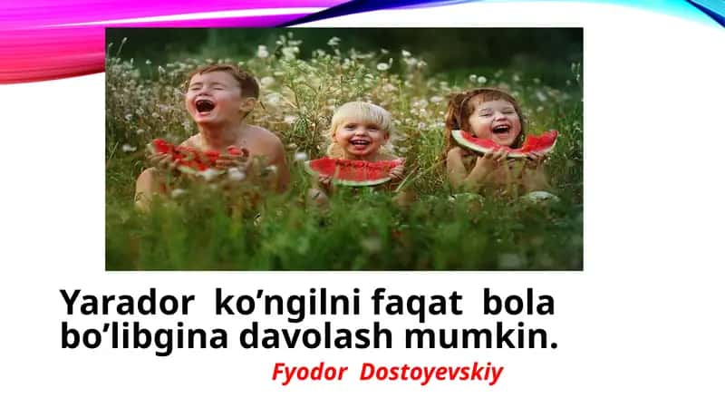 Maktabgacha yoshdagi bolalar psixik rivojlanish xususiyatlari 1